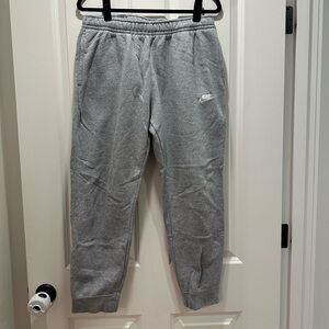 Nike Mens Light Gray Joggers, Size Large